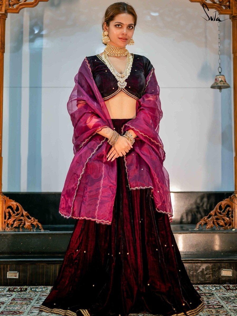 Katthai Sa Mann (Lehenga Set) - suta