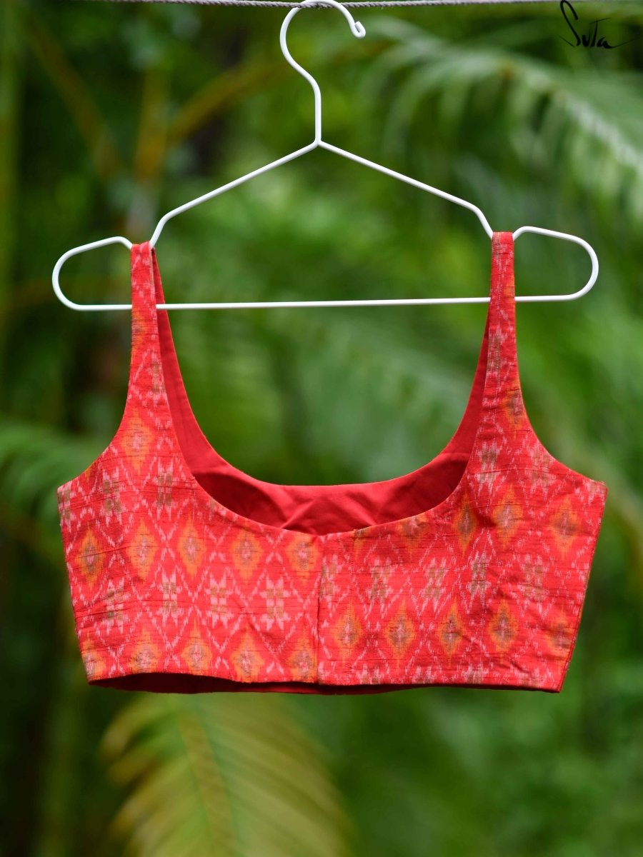 Laal Suraj (Blouse) - suta.in