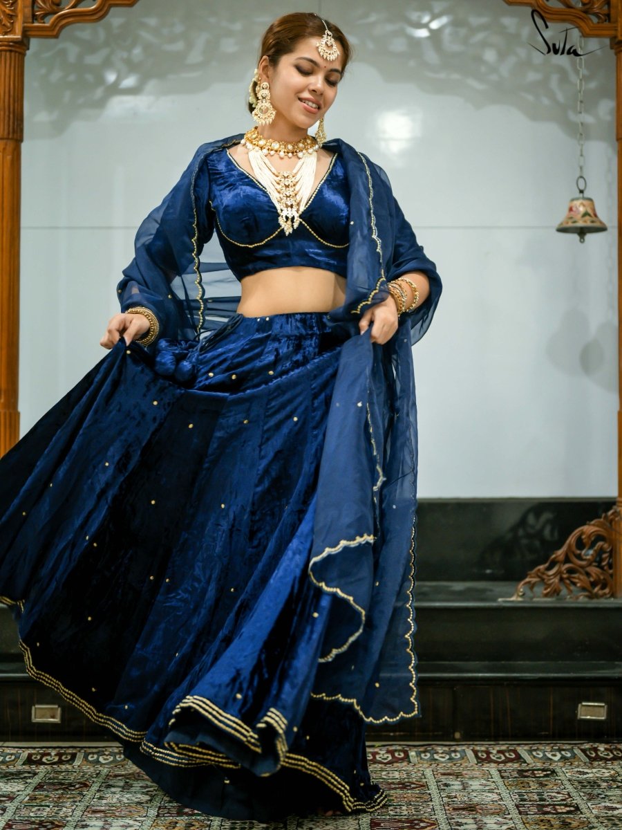 Lehero par Mehfil (Lehenga Set) - suta