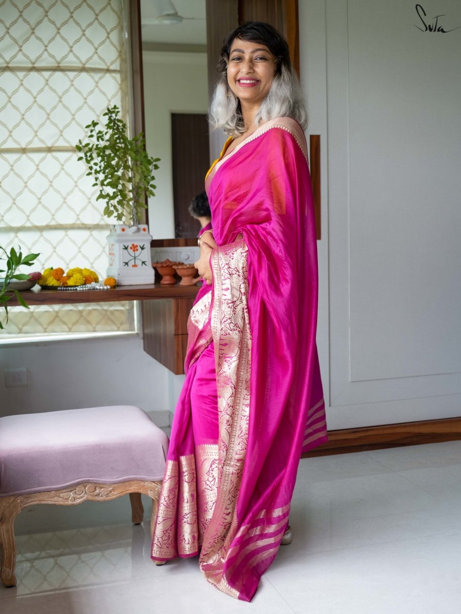 Mighty Dusk (Saree) - suta