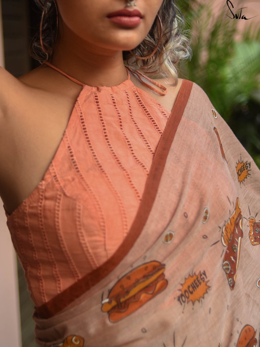 Peach Sprinkles (Blouse) - suta.in