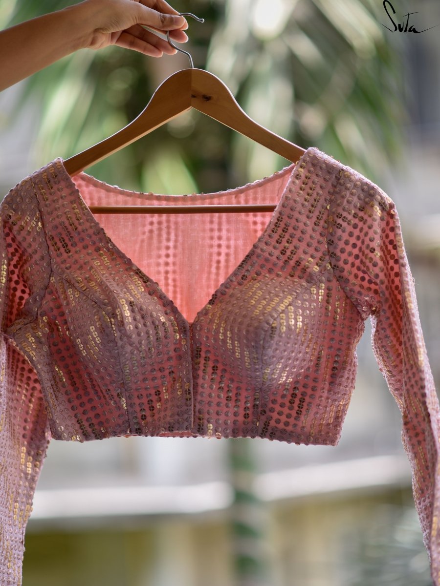 Pink Glitz (Blouse) - suta.in