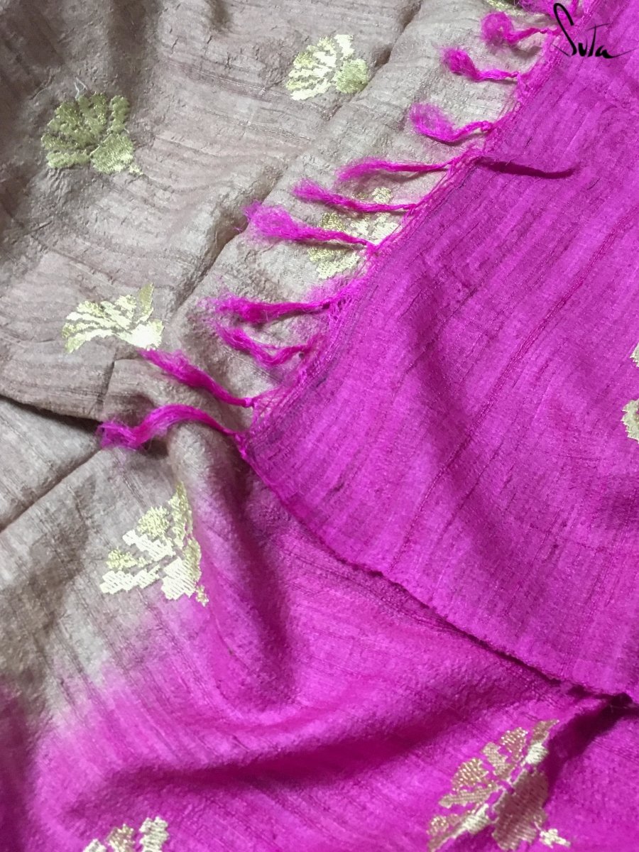 Pink spruce (Dupatta) - suta