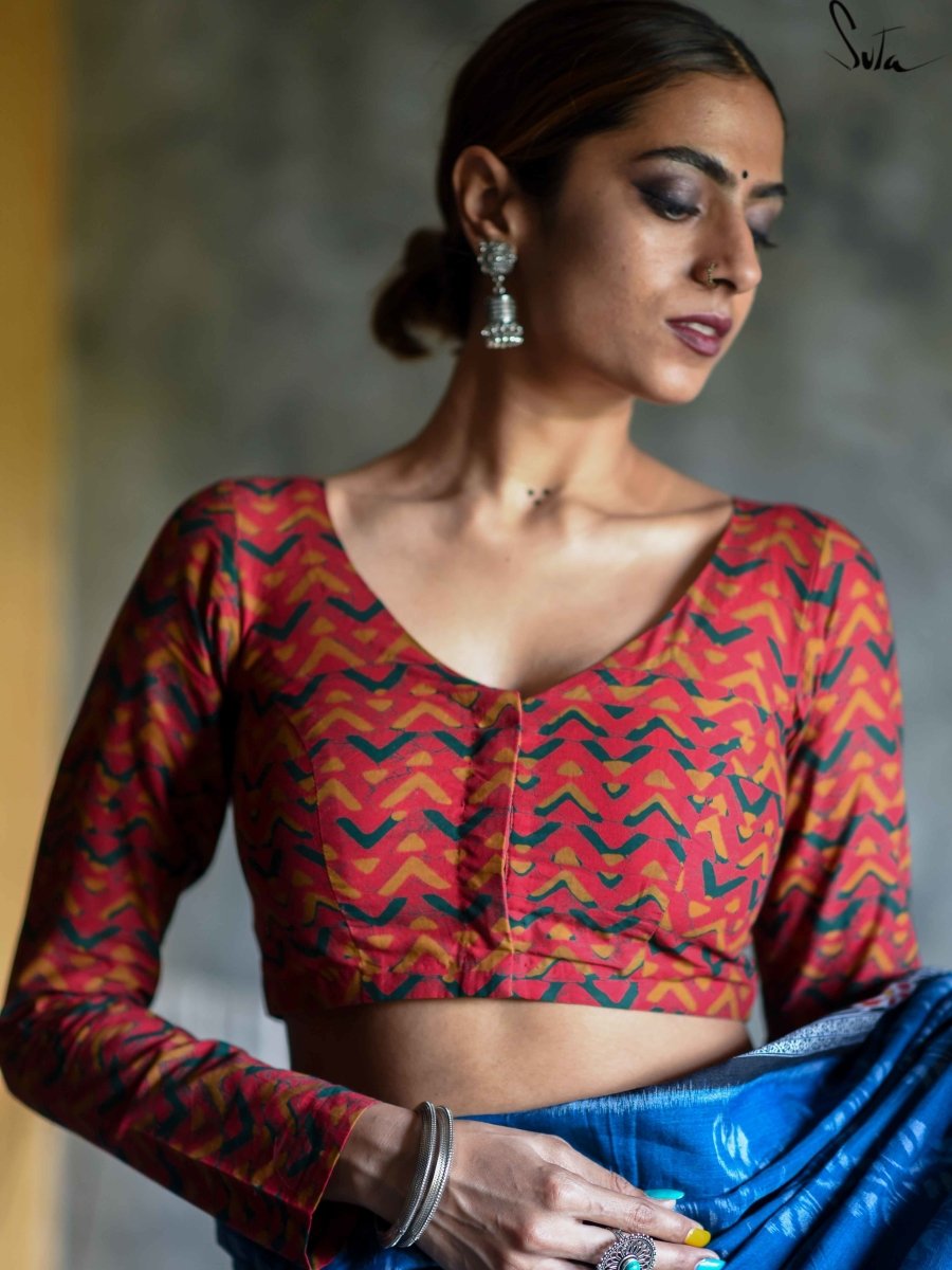 Pradeepa (Blouse) - suta.in