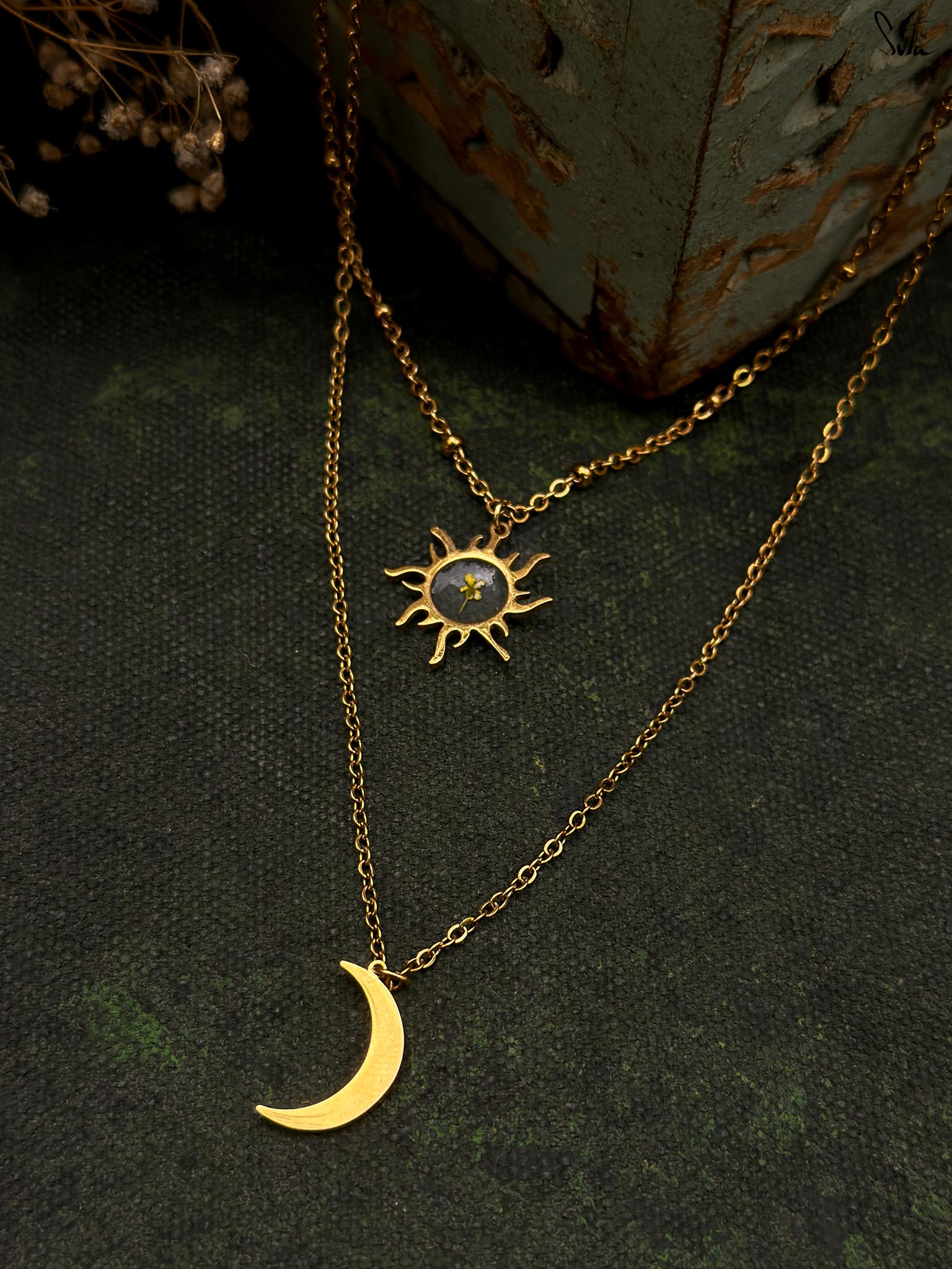 Night and Day Floral Citrine
