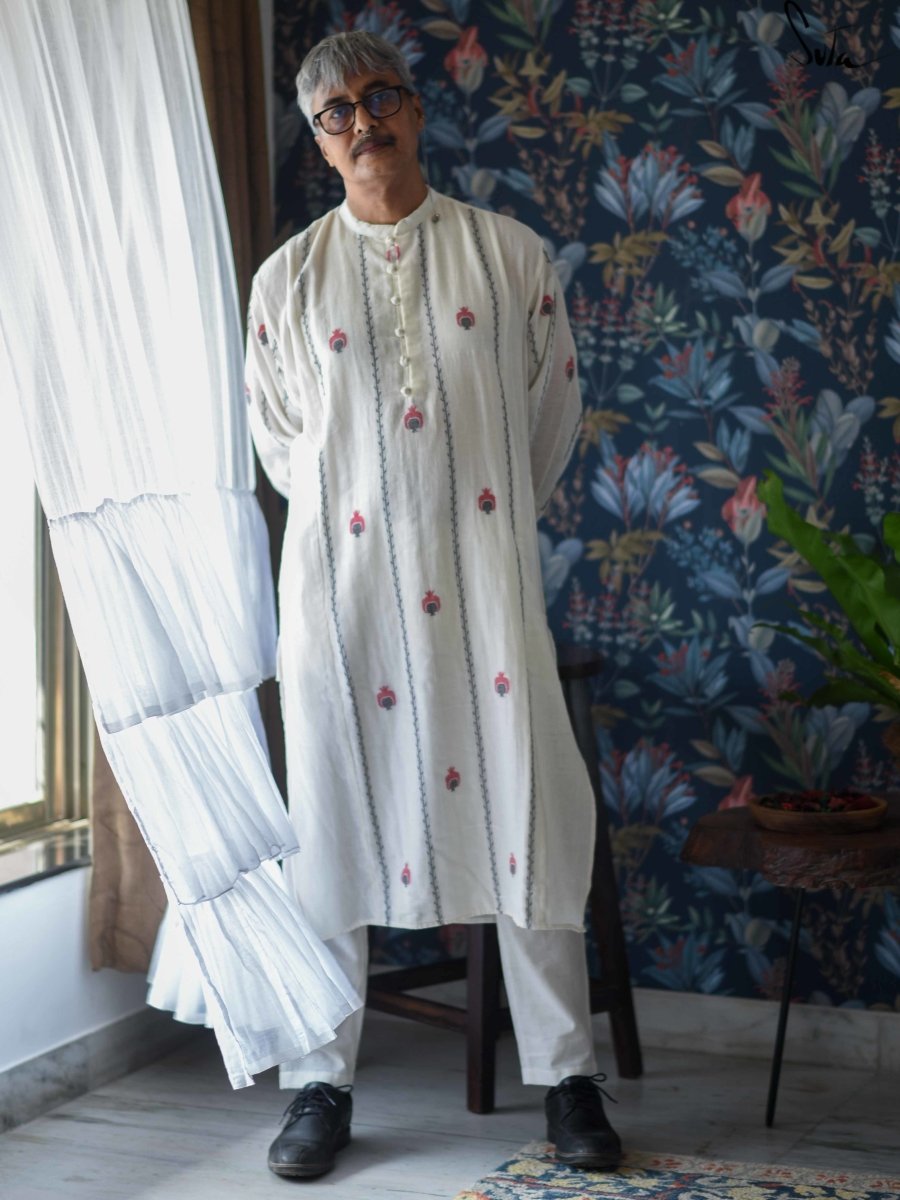 Swords and Lillies (Kurta) - suta.in