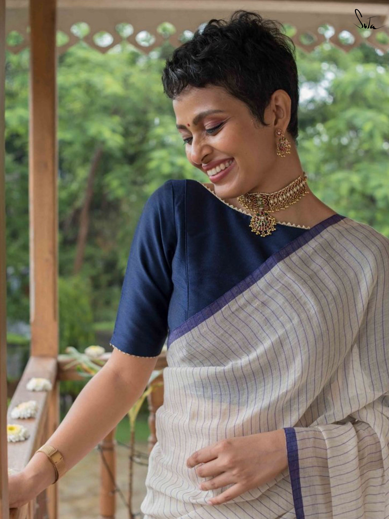 Cotton Saree Neck Jewellery For Saree Neck Saree Jacket Blouse