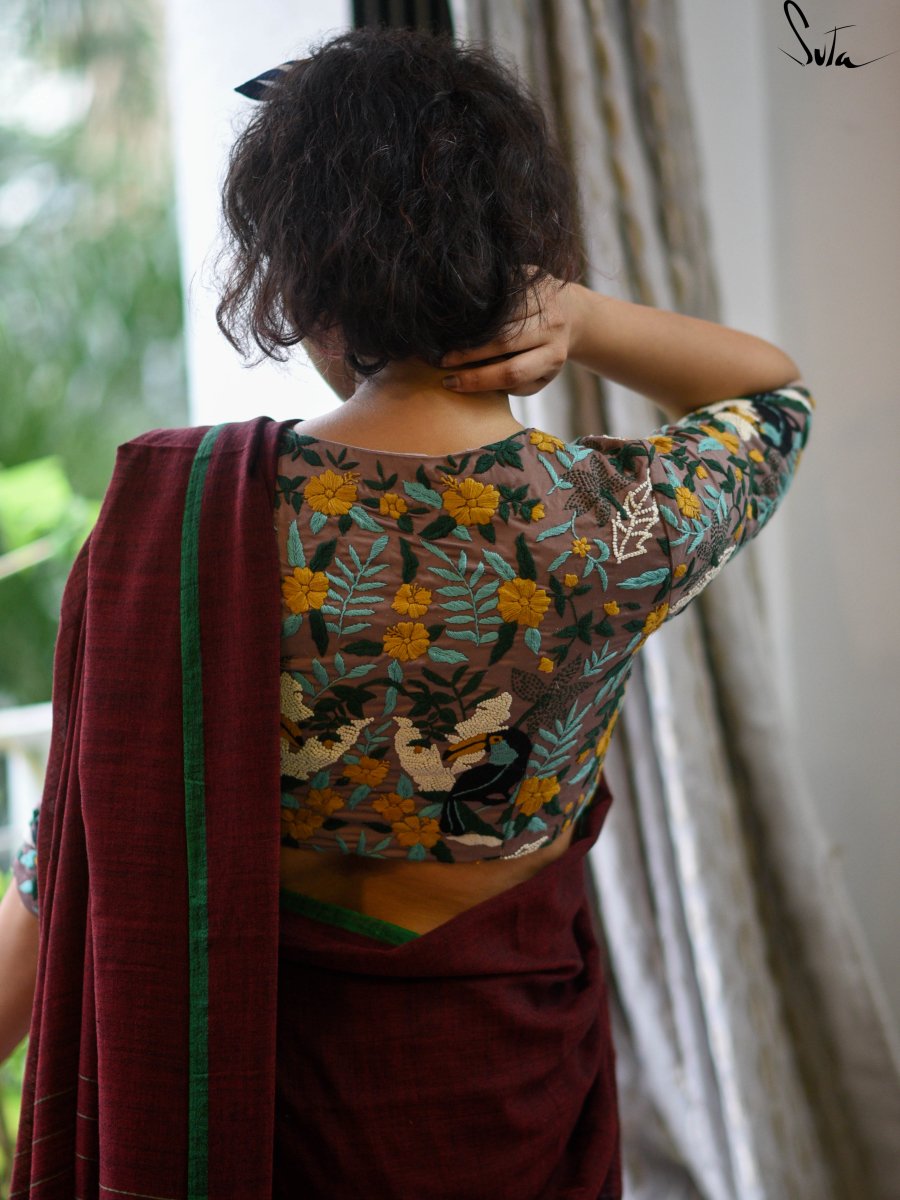 Through The Eyes Of A Hornbill (Blouse) - suta.in