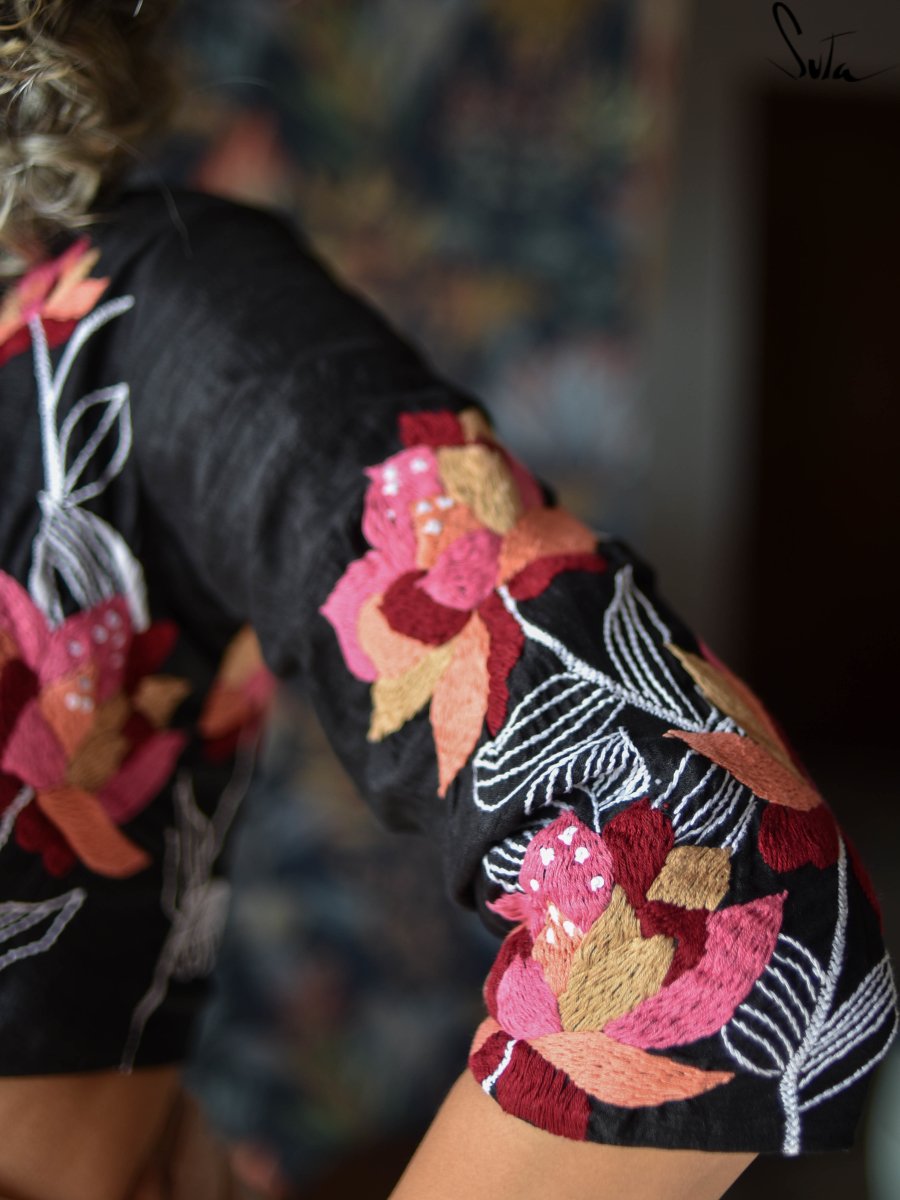 Underwater Lotus Medley (Blouse) - suta.in