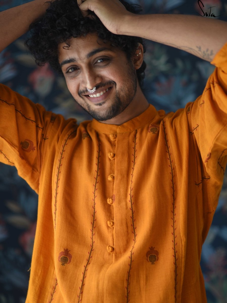 Volcanic Calm (Kurta) - suta.in
