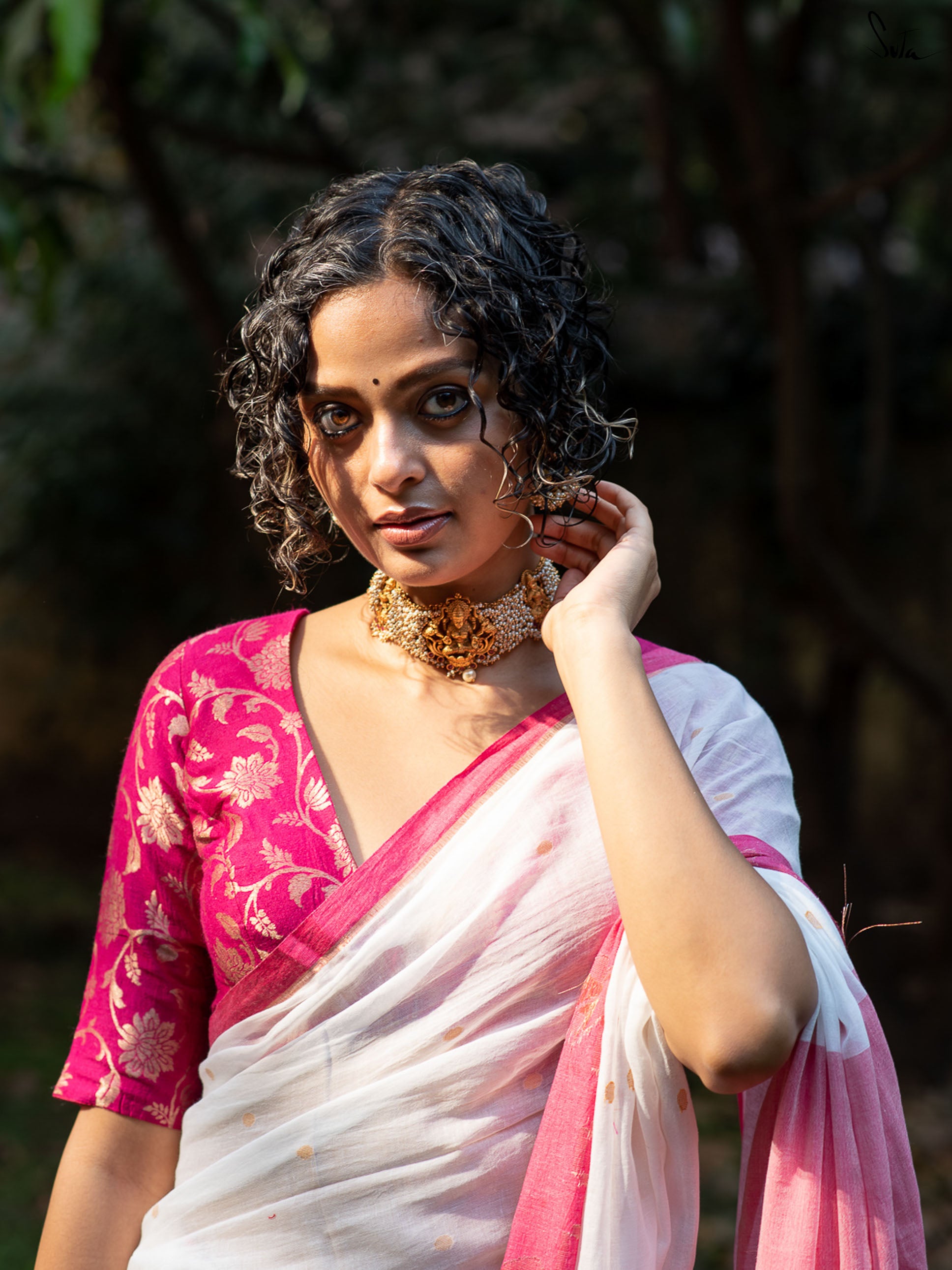 Chandrama Kusum Saree