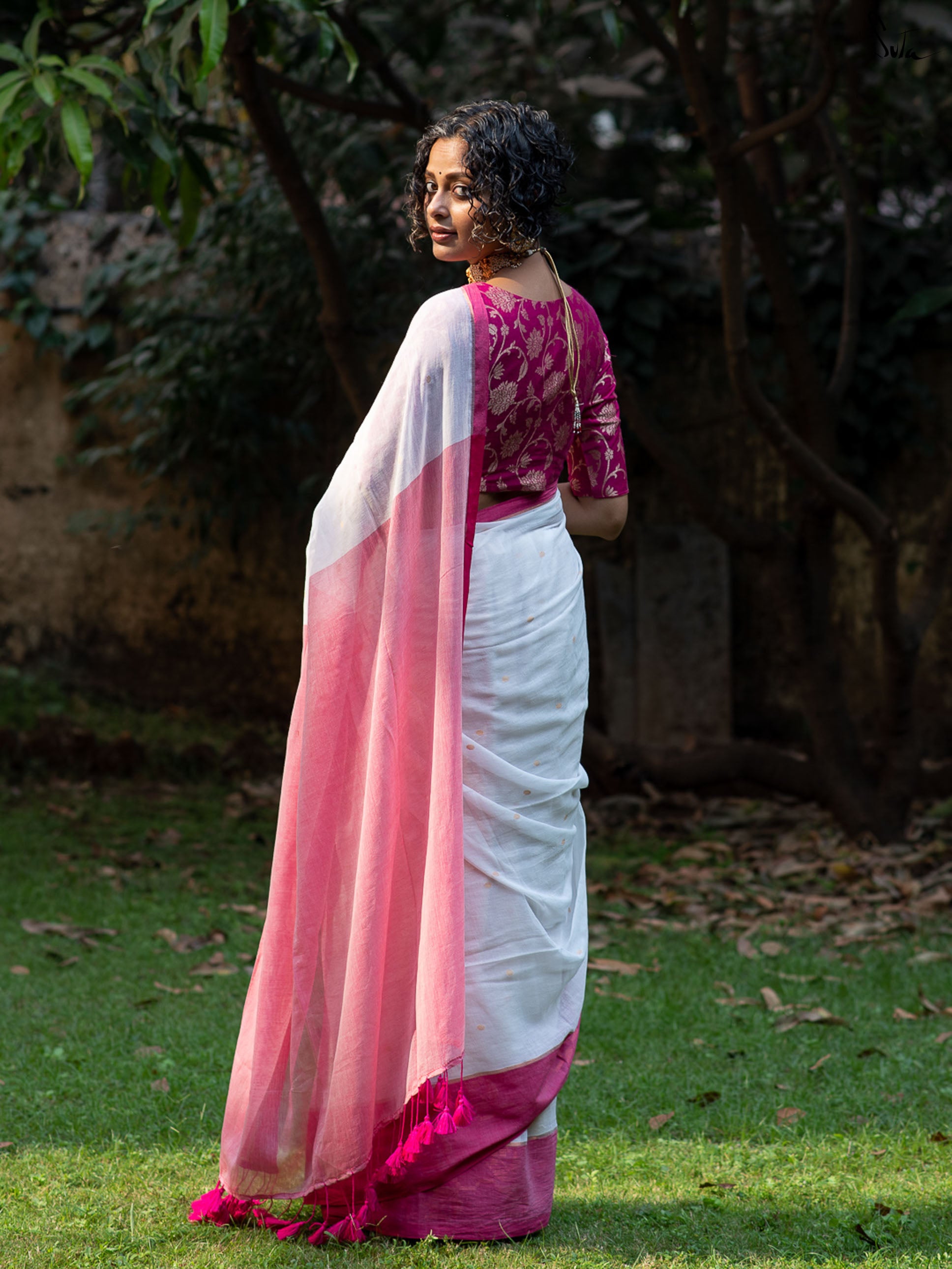 Chandrama Kusum Saree