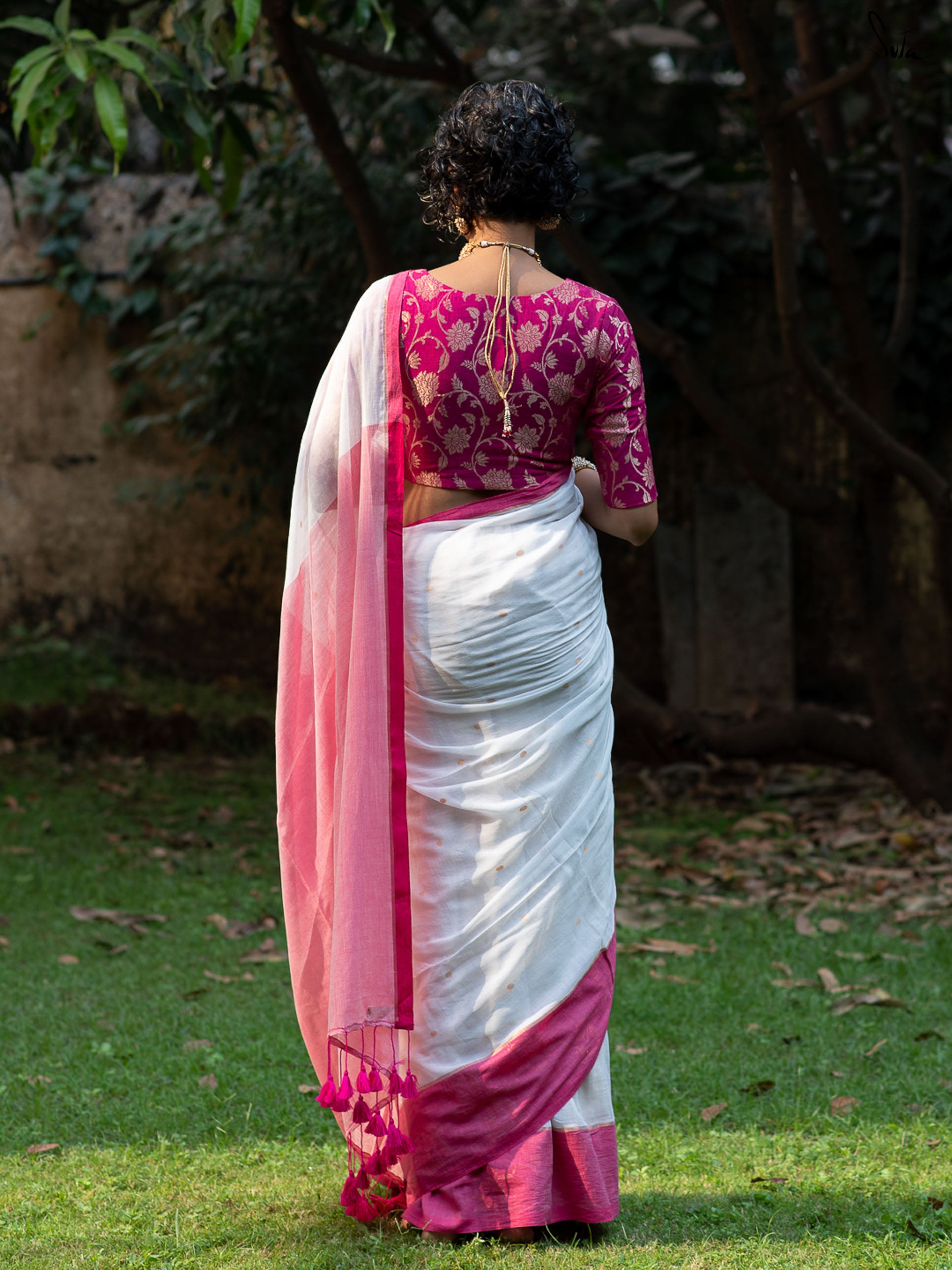 Chandrama Kusum Saree