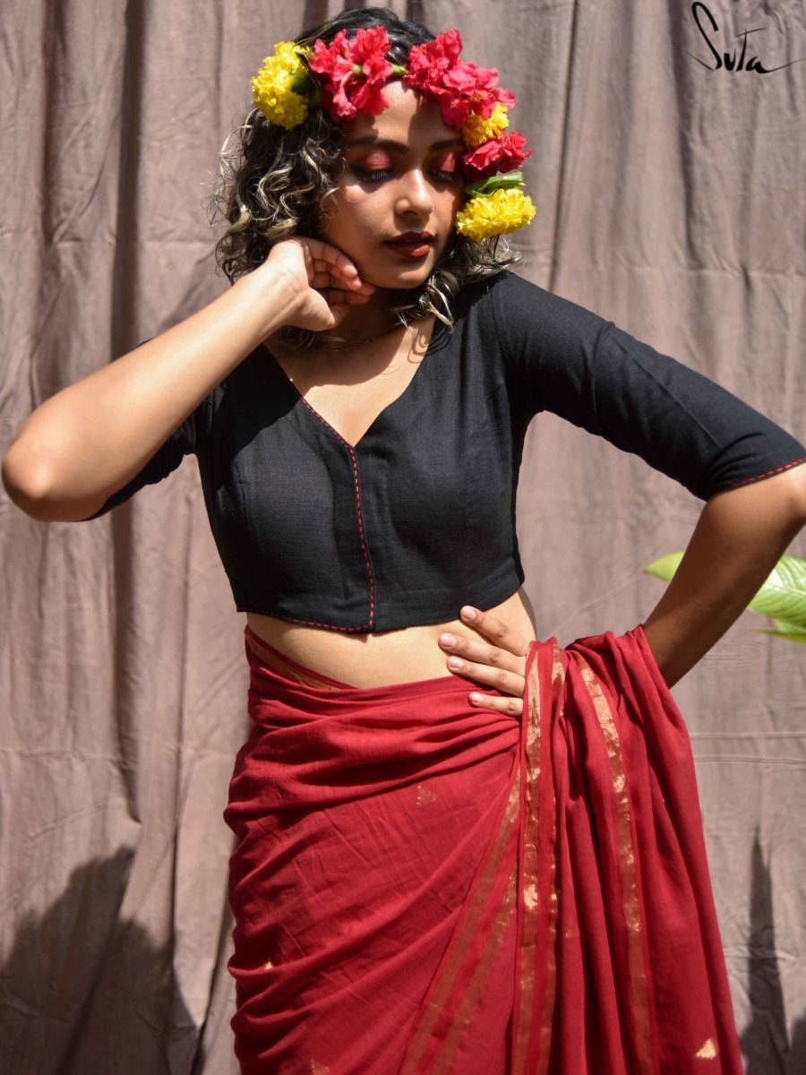 Aaravi (Blouse) - suta.in