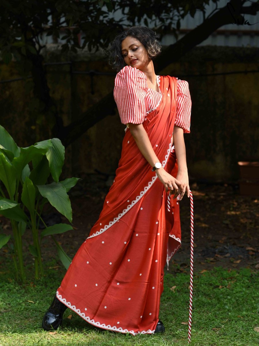 Best saree for a Christmas party
