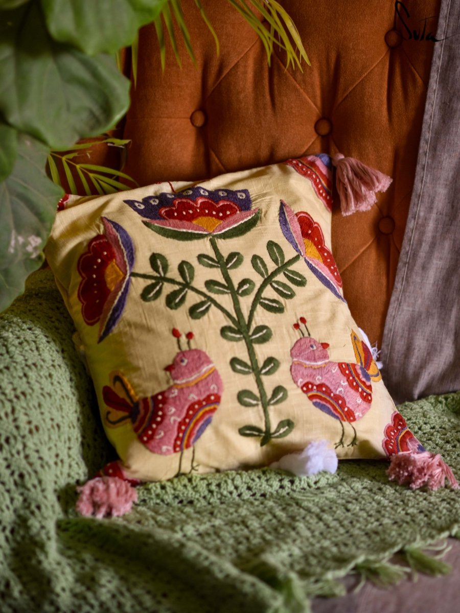 Birds of summer (Cushion Cover) - suta