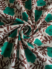 Blue daisy bunch (Fabric) - suta.in