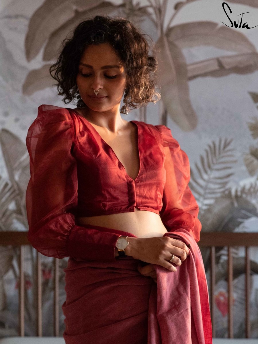 Full puff sleeves blouse