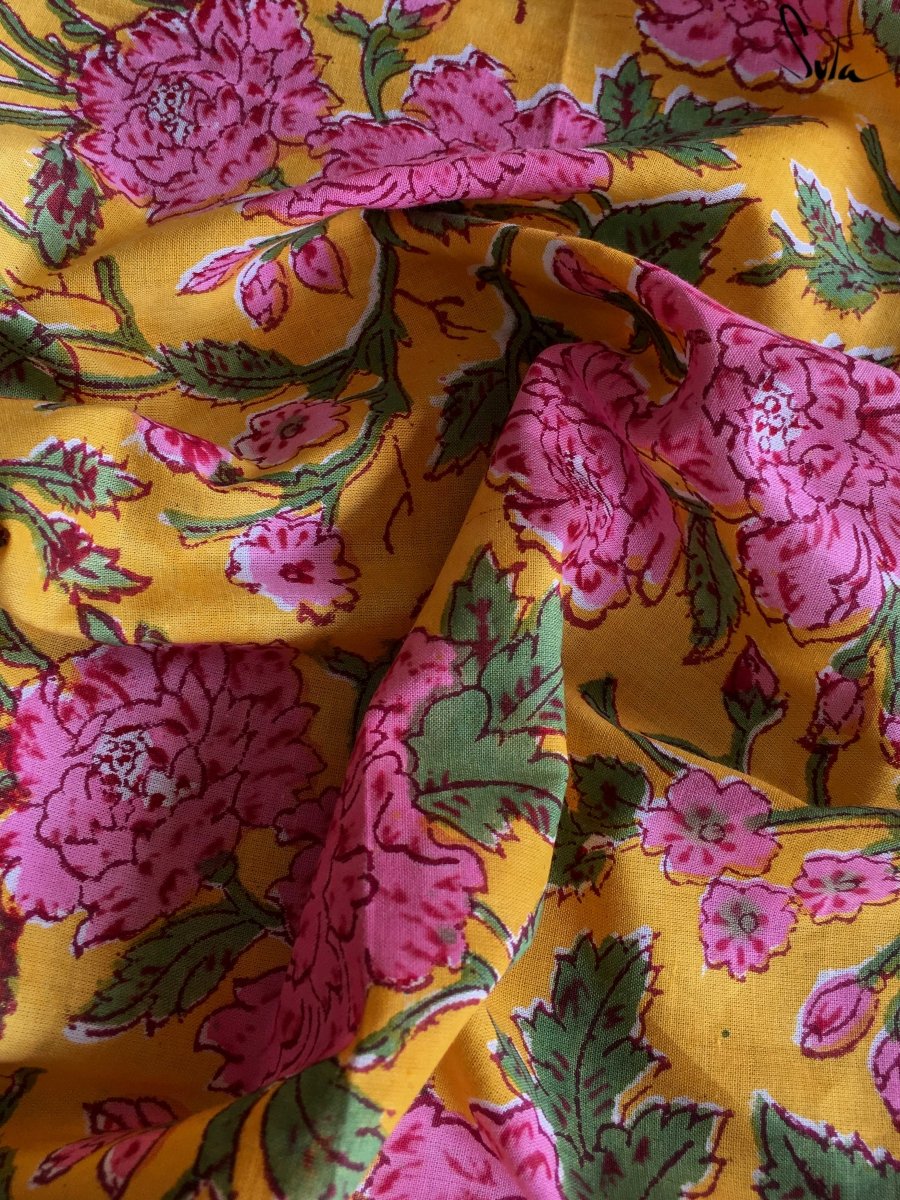Floral sunshine (Fabric) - suta.in