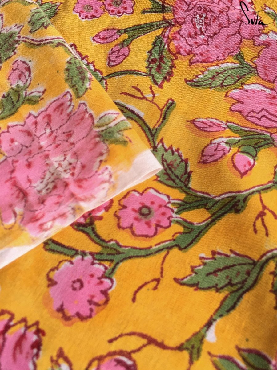 Floral sunshine (Fabric) - suta.in