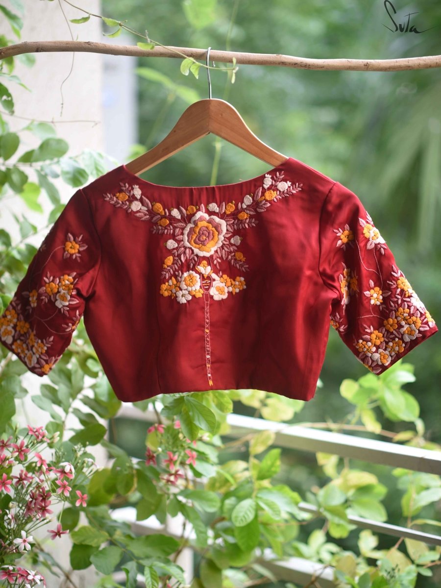 Flower Feathered (Blouse) - suta.in