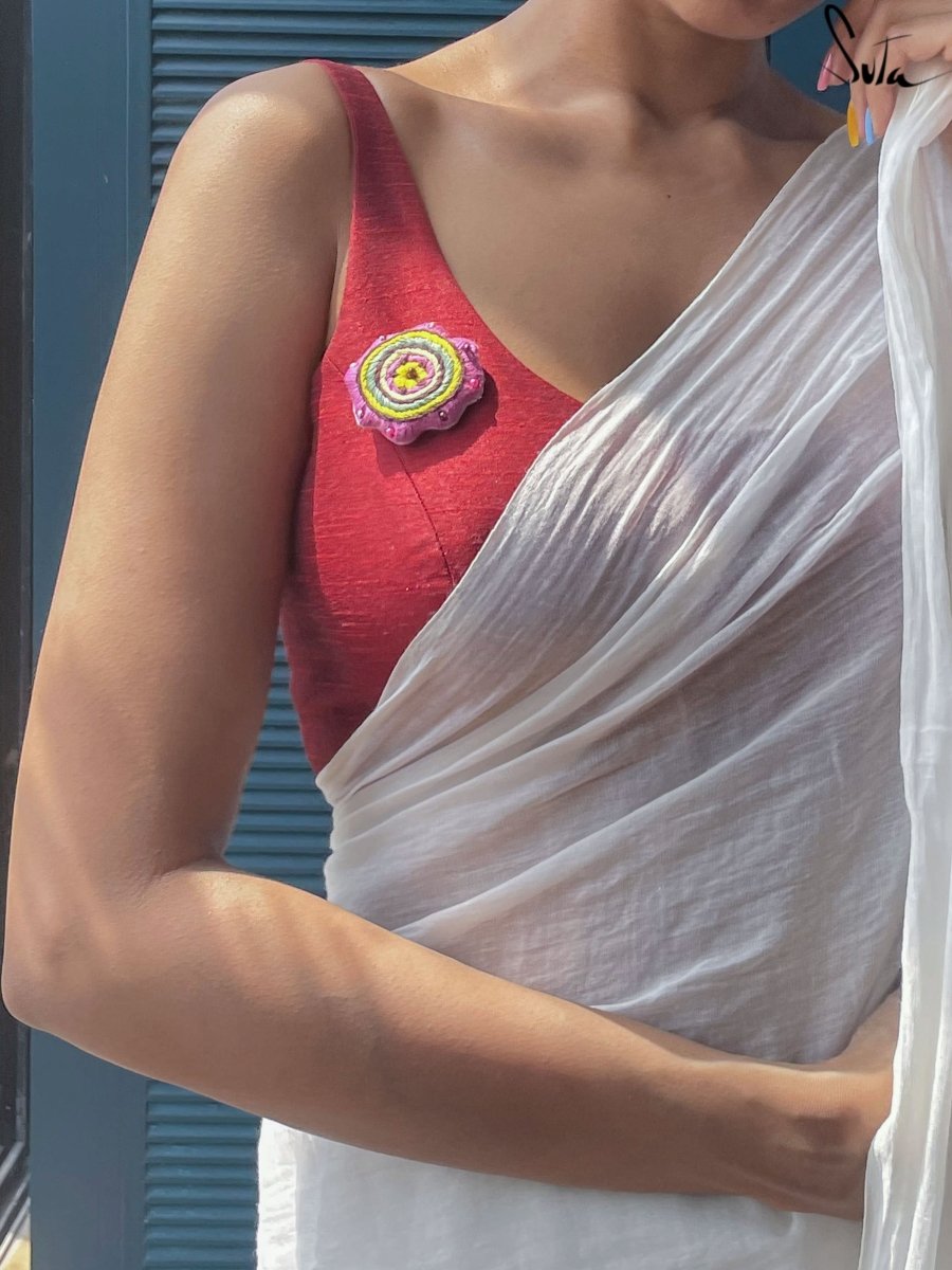 Gulabo (Brooch) - suta.in