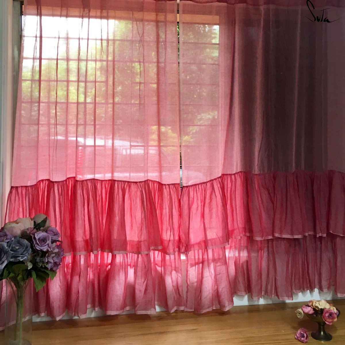 I Dream Of Flamingos ( Curtain ) - suta.in