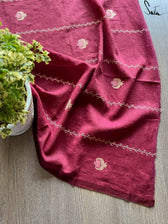 Laal Bhura Anaar (Fabric) - suta.in