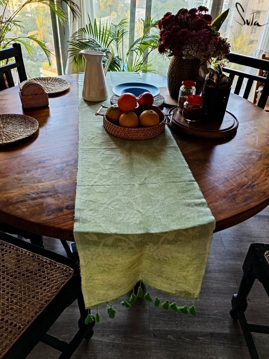 Mint Lemongrass Granita (Table Runner) - suta