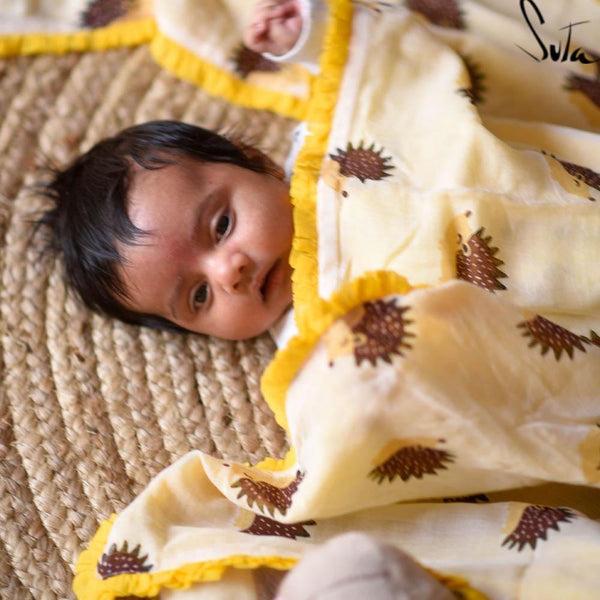 Mr. Poky Porcupine (BABY CLOTH) - suta.in