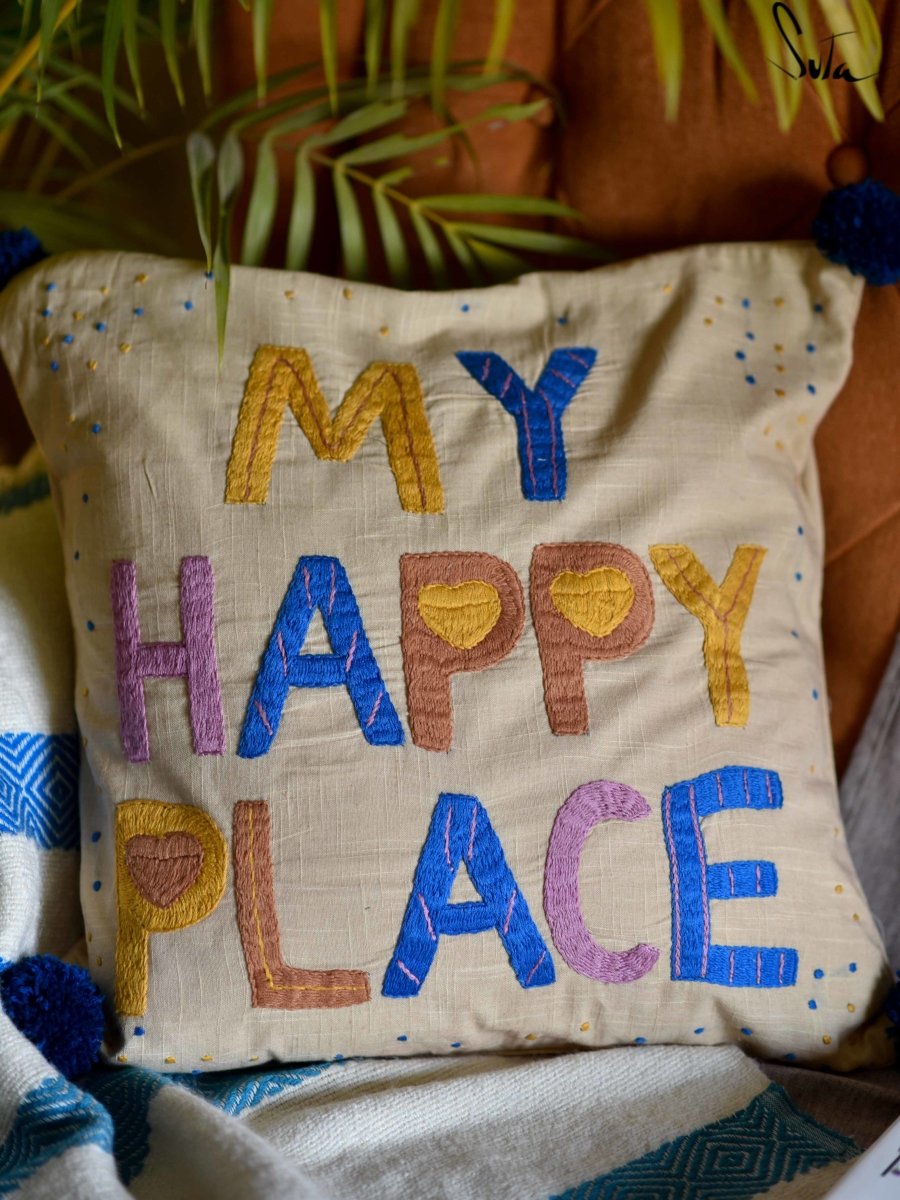 My Happy Place (Cushion Cover) - suta