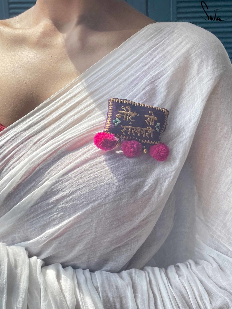 Not so Sanskaari (Brooch) - suta.in