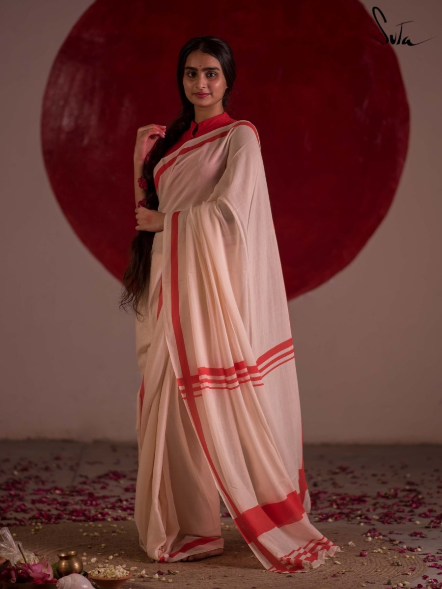 Buy White Sarees for Women by Jinal & Jinal Online | Ajio.com