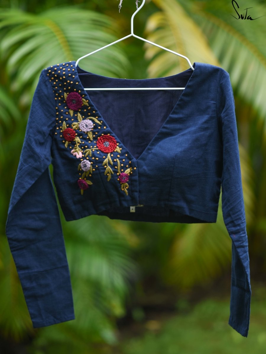 Remembering The Alcon Blue Butterfly (Blouse) - suta.in