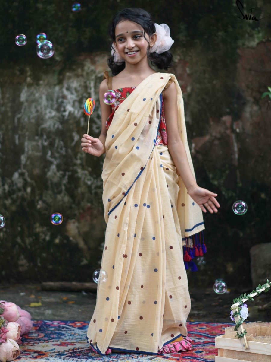 Mugdha's Trendy Half Sarees | Kids saree, Kids designer dresses, Kids dress