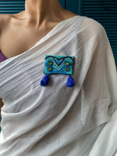 Samundar Ki parchaai (Brooch) - suta.in