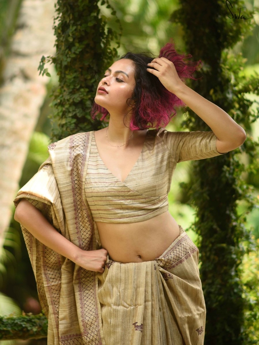 The Angrakha Tales (Blouse) - suta.in
